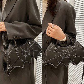NEEVAS Women Bat Wing Crossbody Bag Goth Punk Fashion Handbag for Girl Gothic Shoulder Bag