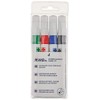Whitebox White Chisel Assorted Pack of 4 Whiteboard Markers