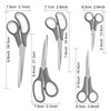 KUONIIY Scissors Ultra Sharp Blades Soft Comfort-Grip Handles Multi-Purpose Scissors