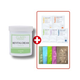 Clave Revital Nutrition Cream 450g 5 packs + 5 samples / 끌라베 리바이탈 영양크림 450g 팩5매+샘플5종
