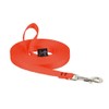 LupinePet Basics 1/2" Blaze Orange 30-foot Extra-Long Training Leash for