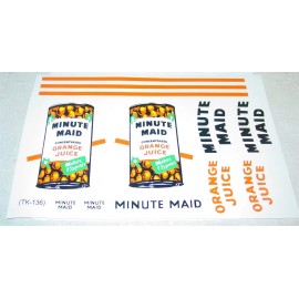 Tonka Minute Maid Orange Juice Semi Stickers TK-136