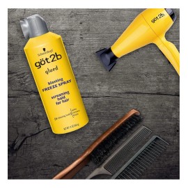 Got2b Laca Para El Cabello Pegado, 12 Onzas, Paquete De 2