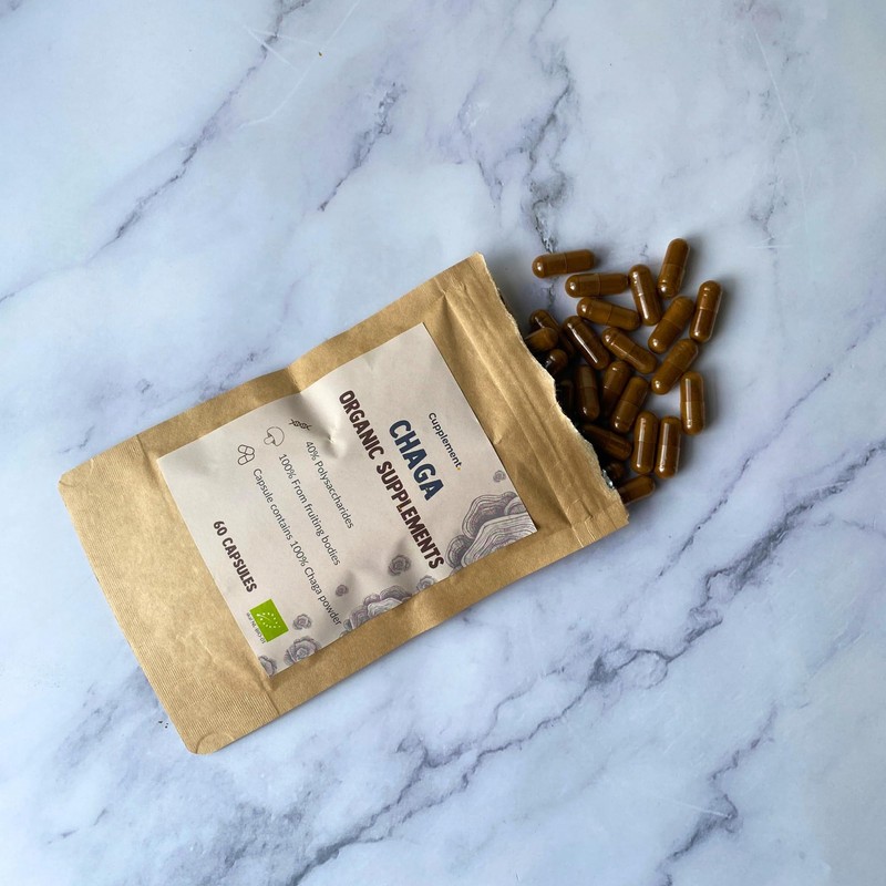 Cupplement - Chaga Capsules 60 Pieces - Organic - 500