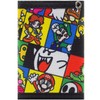 Mario Party Checked Retro Characters Multicoloured Wallet Purse, multicoloured, Tri-Fold