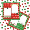 Whaline 60Pcs Merry Christmas Pattern Paper HOHOHO Scrapbook Specialty Paper