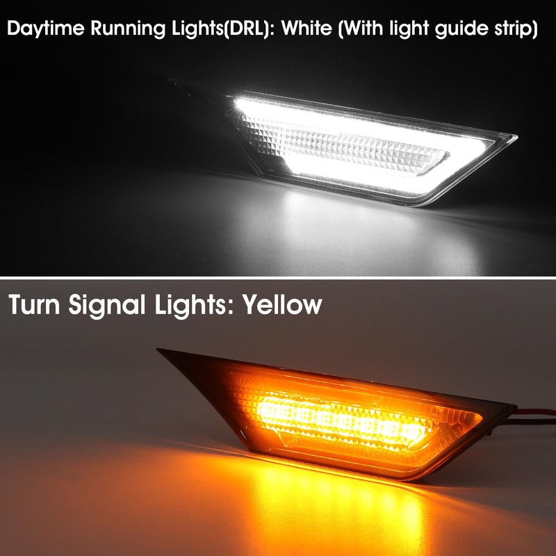 WinPower Indicator Daytime Running Lights 2-in-1 Side Marker Direction Indicator