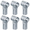 OTTFF 6 Pack 1-5/8" x 1-3/8" End Rail Pipe Clamp,