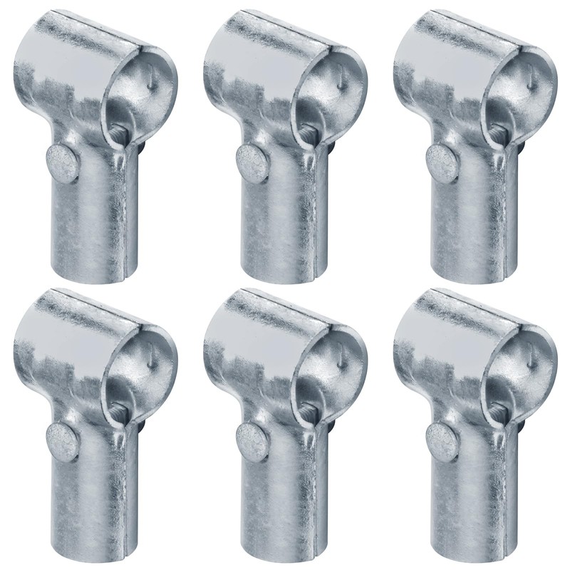 OTTFF 6 Pack 1-5/8" x 1-3/8" End Rail Pipe Clamp,