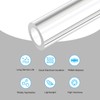 sourcing map Acrylic Pipe Clear Rigid Round Plastic Tube 10mm