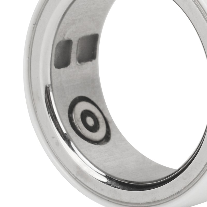 Smart Health Ring Stainless Steel Waterproof 23mah Lightweight Sleep Health
