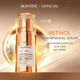 SKINTIFIC Retinol Skin Renewal Serum Moisturizer  Smooths Texture/ Controls Oil /Brighting/Anti aging