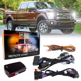 MPC Factory Remote Activated Remote Start Kit Compatible with 2011-2016 Ford F-250 - Plug & Play - Firmware Preloaded