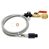Soda Maker Adapter Hose Kit with Flow Control Ball Valve