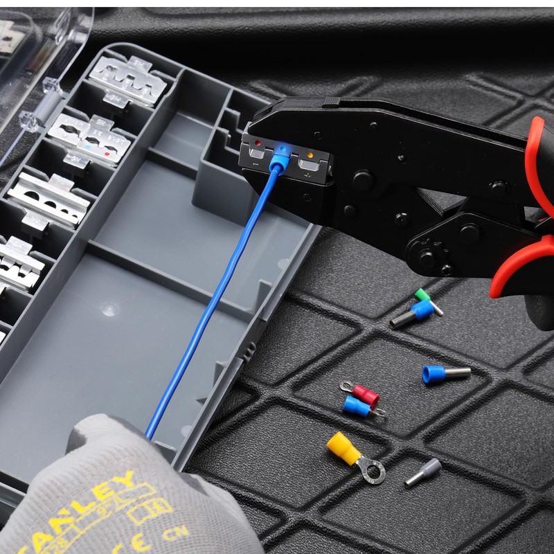 Mayouko 7PCS Quick Change Wire Crimping Tool Set for Heat