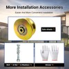 JUSOO 4-inch Diameter x 1.8-Inch Wide V Groove Sliding Gate