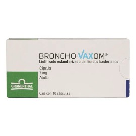 Broncho-vaxom Adulto Cápsulas 7 Mg, 10 Cápsulas