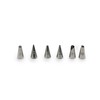 Fox Run Icing Syringe Decorating Set, Metallic, 7-Piece, 2.25 x