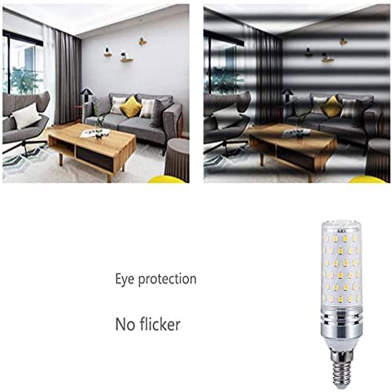 Lxcom Lighting E26 LED Bulbs 16W 4000K Candelabra Light 150