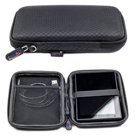 Digicharge Slim Hard Carry Case For Garmin Drive 60LM 61LMT-S DriveSmart 65 60 LM 61 LMT-S Fleet 660 670V 670 Camper 660LMT-D 660 Nuvi 67LM 68LM 67 68 2659LM 2699LMT-D 2699 2659 With Hand Strap