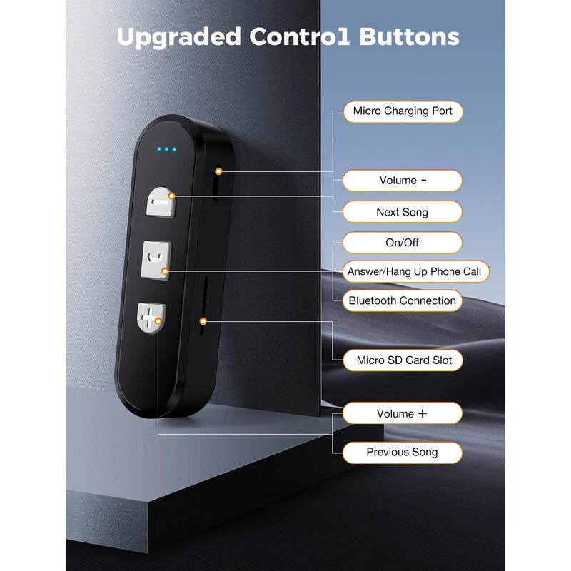arsvita 5.1 Bluetooth Cassette Adapter, Car Audio Bluetooth Cassette Receiver,
