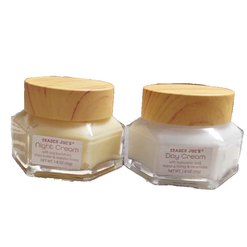 Trader Joe's Honey Hydration Day Night Cream Duo W/Hyaluronic Acid