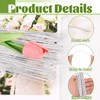 18 Gauge White Floral Stem Wire, 100 PCS Paper Wrapped