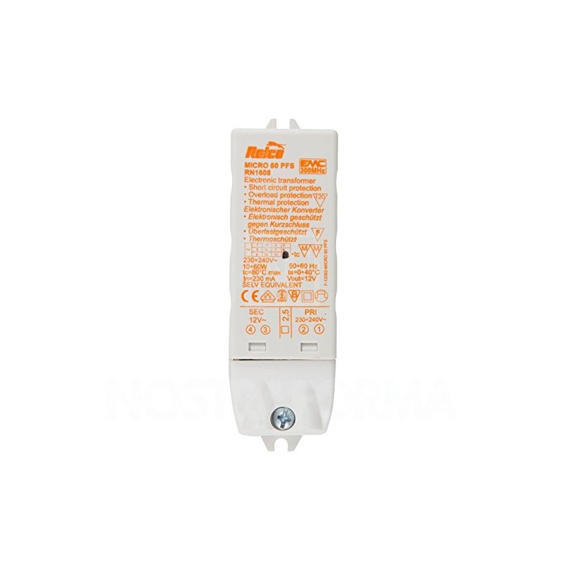 Relco elektronischer Trafo MICRO Halogen 10 to 60 watt including