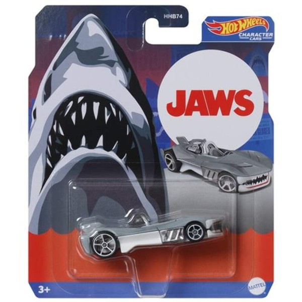Hot Wheels Jaws Movie Shark Character Car 1:64 Diecast