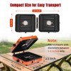 SHINESTAR Portable Camping Stove with Carrying Bag, 17000 BTU 2