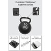 Fridge Lock Refrigerator Lock for Kids with Keys Childproof Combination