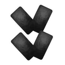 PACKOVE 4pcs Car Storage Mat Gel Pads Non-Slip Mounting Car Non Slip Sticky Mat Phones Sunglasses Dashboard Mat Car Auto Dashboard Pad Car Dashboard Pad Black Pu