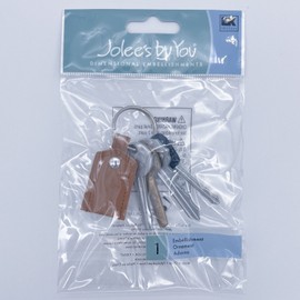 Jolee's Boutique 3D House Car Key Ring Keychain Fob Scrapbooking Non Adhesive