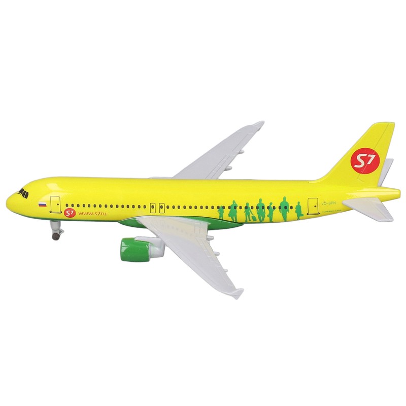 Aircraft Model Detachable Alighting Carriage Decoration Yellow Alloy Plane Model