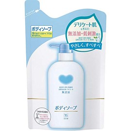 Cow Brand Additive-Free Body Soap Refill, 13.5 fl oz (400 ml) x 2 Sets