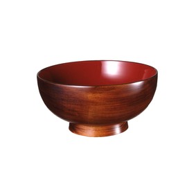 Sakai Sangyo Tochi Soup Bowl, Made in Japan, Wooden Soup Bowl, Lacquered Lacquer, Pick, Soup Bowl, Dining Table, Meal, Excellent Heat Retention, Good Mouthfeel, Made in Japan, Miso Soup, Wooden Utsuwa
