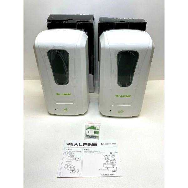 Alpine Industries 1200 ml Automatic Gel Hand Soap Dispenser No