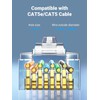 ProLux RJ45 Connector 100-Pack – Cat5e/Cat5 Ethernet Modular RJ45 Plugs,