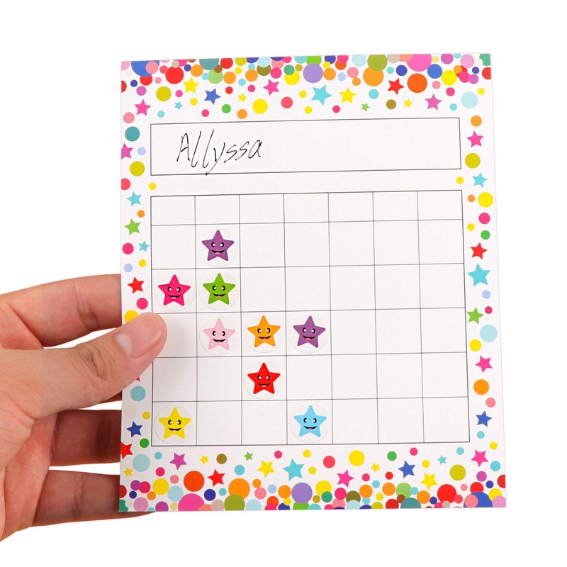 Yoklili 80 Confetti Incentive Chart for Classroom Home with 800
