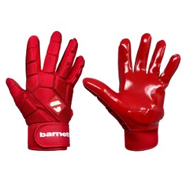 BARNETT FKG-03 High level Linebacker football gloves, LB, RB, TE, RED (L)