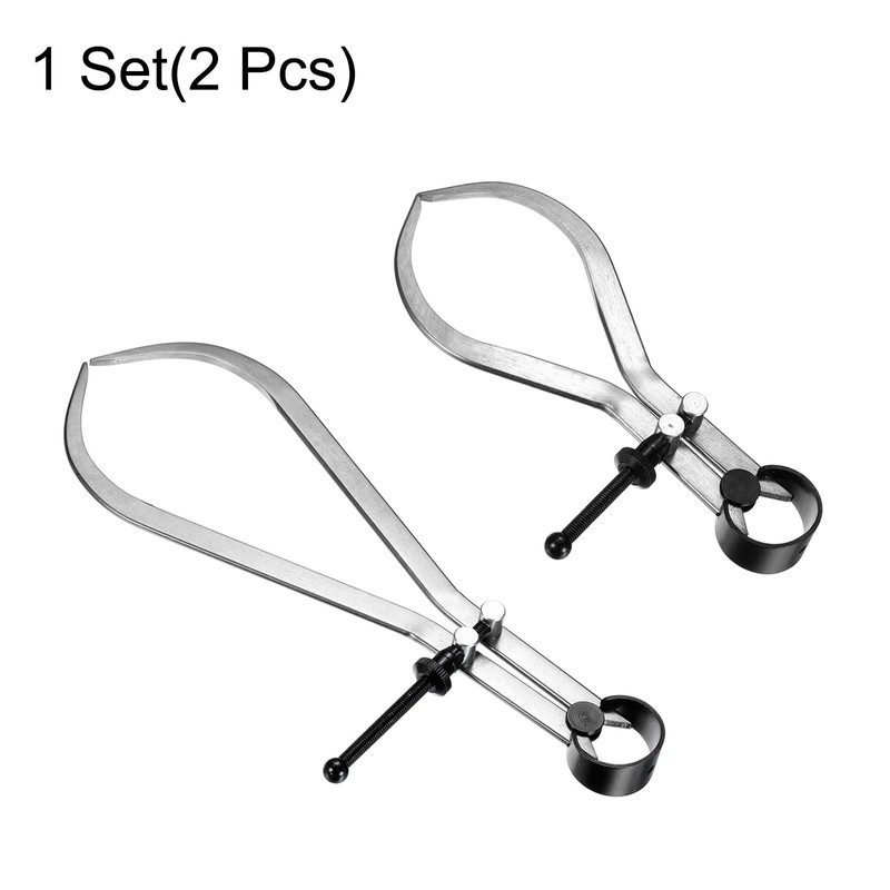 sourcing map 2pcs Spring Outside Caliper 6" 9" Stainless Steel