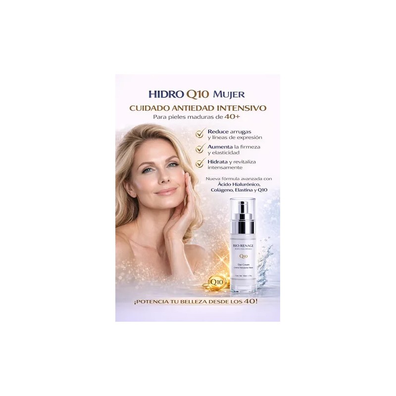Crema Facial Antiarrugas Mujer Hidratante Reafirmante 50ml