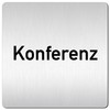 Türschilder24 XXL Door Sign 125 x 125 mm Conference Room