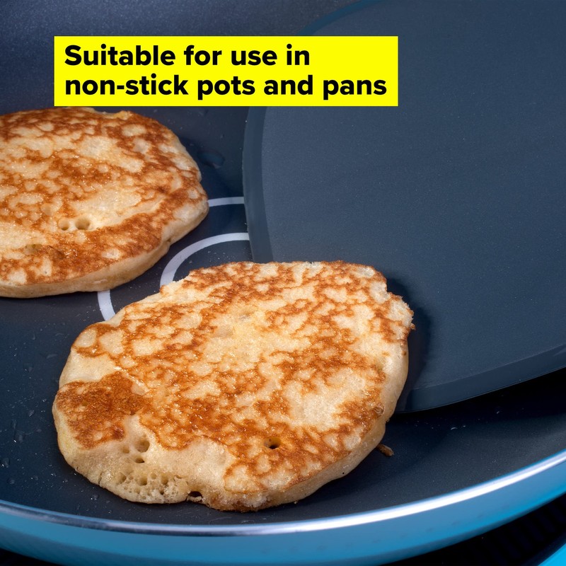 Tasty Everyday Pancake Turner with Flattened Edges, Extra Large Spatula,