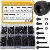 Sutemribor M3 Screw Nut Washer Set Black 565pcs M3 x