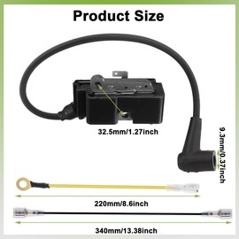 ZAMDOE 544047001 Ignition Coil Module for Husqvarna 372XP 390 385 375 372 371 365 362 359 357 353 351 350 346 345 340 338 339 455 460 461 Chainsaw Parts Replaces 537 16 22-04, 5440471-01, 537162105