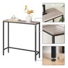 HOOBRO Narrow Console Table, 29.5" Small Entryway Table, Thin Sofa