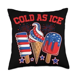 Cold As Ice Throw Pillow