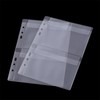 Briartw 20 Sheets Three Grid Page Protectors Pockets for 6
