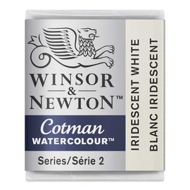 Winsor & Newton Watercolour Paint, Iridescent White, Half PAN